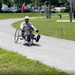 Kenny-riding-hand-cycle-example-of-trail-training-program