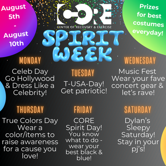 spirit week flyer